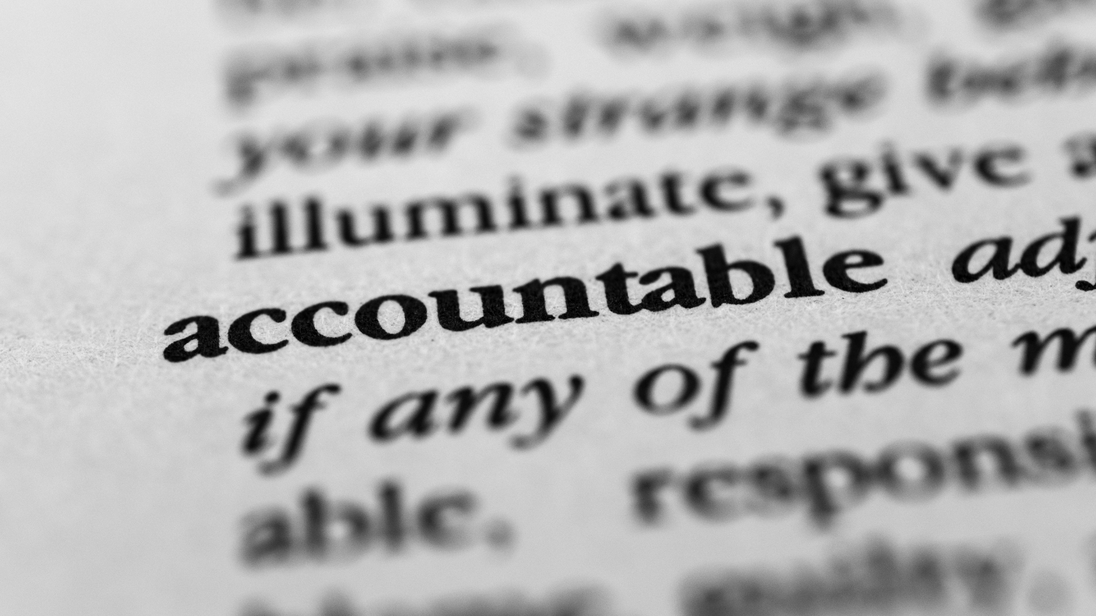 Read more about the article Start Holding Yourself Accountable