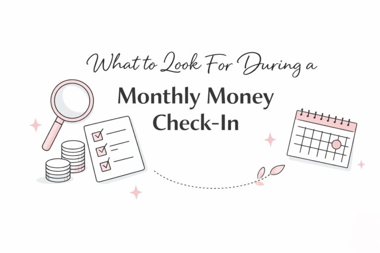 Read more about the article What to Look For During a Monthly Money Check-In
